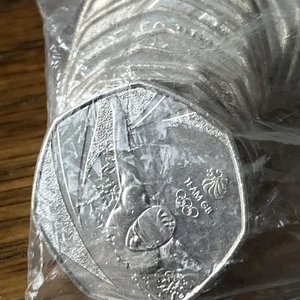 2016 Team GB Olympic Swimming 50p Fifty Pence - Picture 1 of 4
