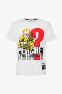 VR46 T-Shirt Unlimited Collection 2001 WORLD TITLE (500 ccm),Man, Hellblau, L - Bild 1 von 1