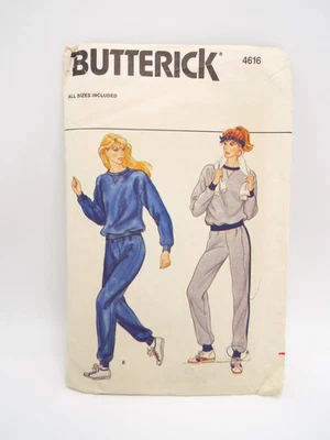 Traje para correr Butterick 4616 patrón Misses top y pantalones todas las tallas: talla 6-22 Foto 1 de 3