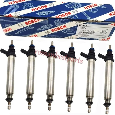 Boquilla inyectora de combustible 6 piezas 2560705600 para Mercedes Benz W205 W222 W463 X253 W246 Foto 1 de 4