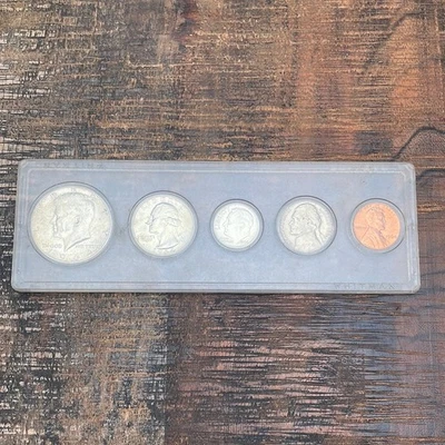 1964 Birth Year Set, Brilliant Uncirculated Coins, Whitman Case - Image 1 of 4