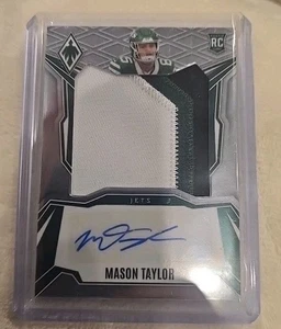 2025 Panini Phoenix Mason Taylor RPA Rookie 3 COLORPatch Auto /199 New York Jets - Bild 1 von 2