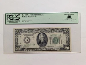 1934 c $20 Federal Reserve Note PCGS Currency 40 Extremely Fine -Boston Old Back - Picture 1 of 8