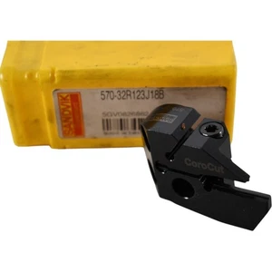 NUEVO cabezal de ranurado Sandvik 570-32R123J18B CoroCut 1-2 - adaptador de herramienta de separación - Imagen 1 de 6