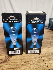(2) EIKO MH400/U/ED28 Metal Halide Light Bulbs, Clear, 20,000 Hours - Picture 1 of 8