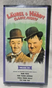 Like new, opened VHS Laurel & Hardy Classic Shorts Vol. 6 - Picture 1 of 2