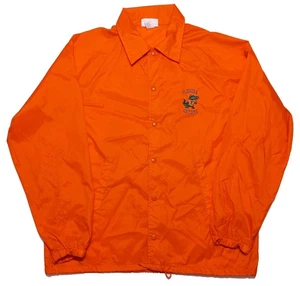 Chaqueta cortavientos vintage HARTWELL Florida Gators botón años 80 hecha en EE. UU. grande L - Imagen 1 de 12