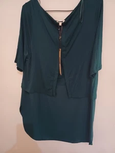 Phase Eight Khaki Blouse Size 16 - Picture 1 of 3