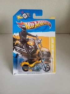 Hot Wheels 2012 New Models Harley Davidson Fat Boy 10/50 - Picture 1 of 2