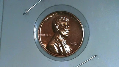 Lot of 10 Gem Proof Lincoln Pennies 2-1961, 2-63, 5-64, 1-66. - Image 1 of 4