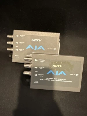 AJA HD10AVA Dual Rate HD/SD Analog Video Audio/Video A/D Converter - Image 1 of 4