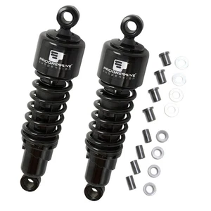 Progressive Suspension 412 Harley Shocks 13.0" Black - 412-4072B - Picture 1 of 1