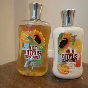Wild Citrus Sunflower Bodylotion & Duschgel Set Bath & Body Works - Bild 1 von 4