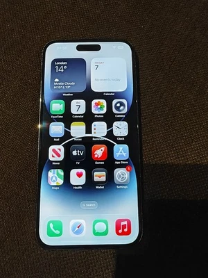 Apple iPhone 14 Pro Max 128GB Space Black Smashed back Glass Fully Functioning ✅ - Image 1 of 4