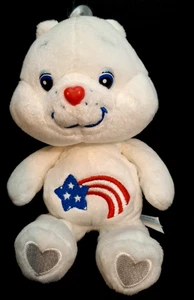 Peluche Care Bears America Cares 8"" 2002 ¡BONITO! - Imagen 1 de 5