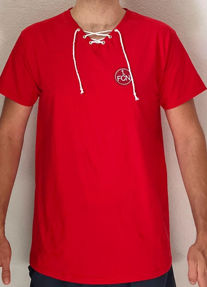 1 Fc. Nürnberg 1 FCN retro Trikot + Aufnäher 5 cm M  - Bild 1 von 1