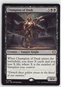 MTG Commander: The Lost Caverns of Ixalan Champion of Dusk Non Foil Rare #188 - Picture 1 of 2