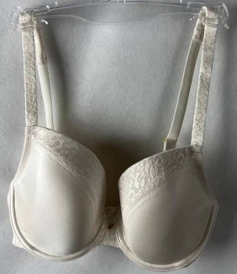 Le Mystere Bra Size 32DD/E Safari 9978 Plunge T Shirt Underwire Buttercream C9 - Image 1 of 4