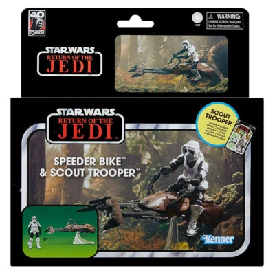 Speeder Bike Scout Trooper Kenner Colección Vintage Star Wars Figura Hasbro