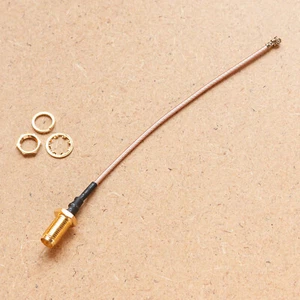 10cm Antennen Adapter SMA Buchse zu u-FL RG178 Funk Pigtail Koaxial Kabel WLAN - Bild 1 von 3