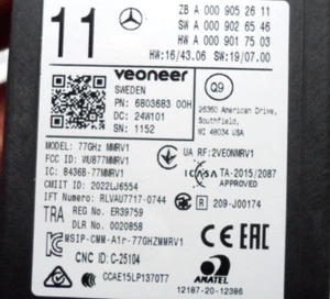 Mercedes Benz A 0009052611 Blind Spot Radar Sensor - Foto 1 di 10