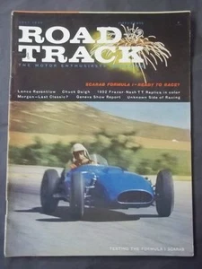 Vintage Road & Track Magazin Juli 1960 - Testen der Skarabäus-Formel - Bild 1 von 4