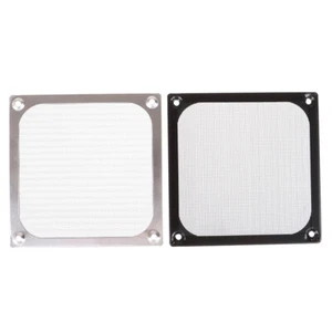 Aluminum 120mm Computer Fan Cooling Dustproof Filter Shield Case Grill GuarA*eh - Picture 1 of 10