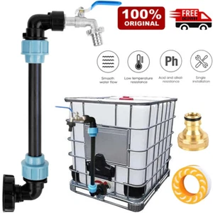 IBC Schwanenhals 3/4" Auslaufhahn Adapter Zubehör Für Container Regenwassertank - Bild 1 von 15