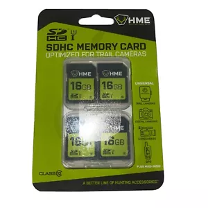 HME SDHC 16gb Memory Card 4-pack - NEW Factory Sealed - Free Shipping - Picture 1 of 3