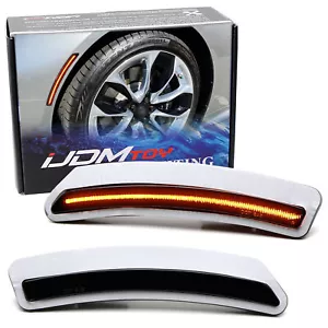 Amber Full LED Strip Smoked Wheelarch Side Markers For 2018-up Lexus LC 500 500h - Picture 1 of 8