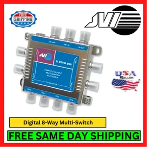 TV Antenne Digital Multi Schalter für Satellit 3-in 8-Out UHF/VHF/FM Diplexer Kit - Bild 1 von 6