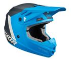 Thor Youth Sector-Chev Matte/Blue/Light Gray Youth Small Helmet removable liner 