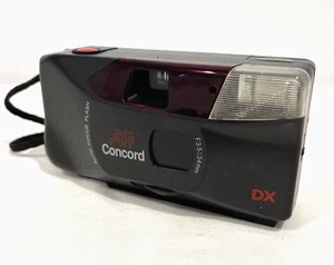 CONCORD AF DX POINT & SHOOT 35MM FILM CAMERA W/ AUTO FOCUS FLASH & F3.5 LENS - Picture 1 of 7