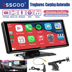 10,26'' Autoradio Bluetooth Apple Carplay Tragbarer Desktop Monitor Android Auto - Foto 1 di 14