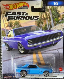 Hotwheels FAST & FURIOUS Premium 1:64 Diecast 2023 - MIX 2 - 1969 Yenko Camaro - Picture 1 of 1