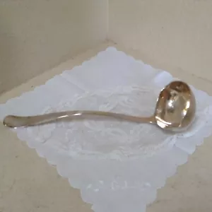 13" Silber Schöpfkelle oder Punsch Löffel markiert G*48 EUC - Bild 1 von 8