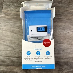 BACtrack Go Keychain Portable Keyring Breathalyzer White Open Box - Picture 1 of 5