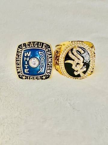 2 Chicago White Sox World Series Ring Set, 🇺🇸 SHIP 1959 / 2005 Cover
