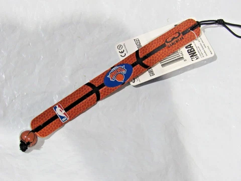 NBA New York Knicks Basketball Brown w/Black Stripes Bracelet by GameWear Cover