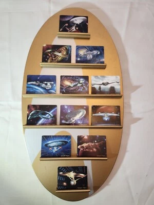 Juego de 12 tarjetas de porcelana vintage Star Trek 1995 colección Hamilton barco muy raro  Foto 1 de 4