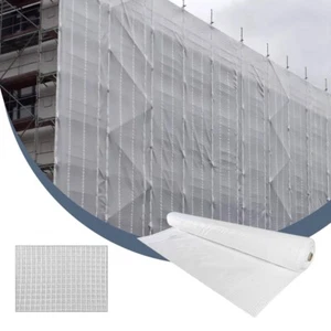 PWS 200 g/m² Gerüstplane mit Özen 2,70m x 5m - schwer entflammbar (DIN4102 B1) - Bild 1 von 5