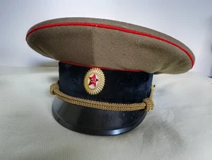 1987, Cap of an officer of tank forces of the USSR Army. Rarity. - Picture 1 of 15