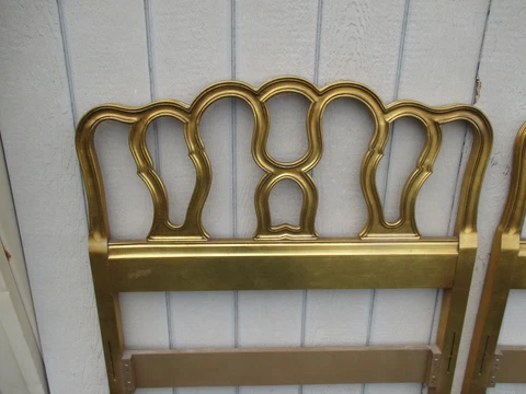 62957 TWIN Size Gold Headboard Cover