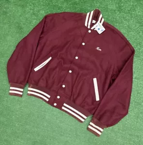NEW Vintage 60s/70s Maple Athletic Sportswear Varsity Letterman Wool Jacket XL - Picture 1 of 6