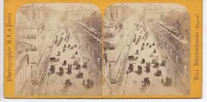 174. Rue de Rivoli, antike Stereoview von Hippolyte Jouvin - H. J. à Paris - Bild 1 von 2