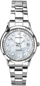 Sekonda Ladies Watch with White Mother of Pearl Dial 40327 - Picture 1 of 4