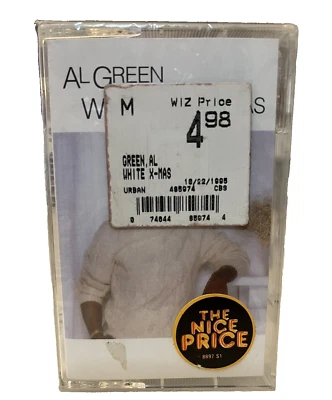 AL GREEN WHITE CHRISTMAS FACTORY SEALED CASSETTE TAPE 1983 CTA3 - Image 1 of 3