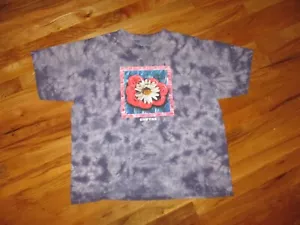 Ladies Empyre Purple Tie Dye Pink Floral T-Shirt Size XL - Picture 1 of 4