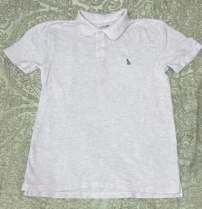 Crewcuts Everyday Boys Size 14 Pink Polo with Dinosaur Logo Preppy Shirt - Picture 1 of 3