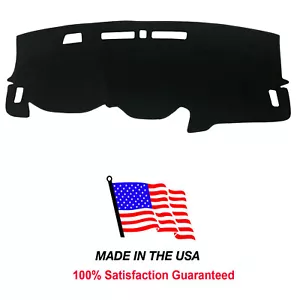 Black Carpet Dash Cover Compatible w/ GMC Terrain 2018-2024 w/ Collision Warning - Picture 1 of 11
